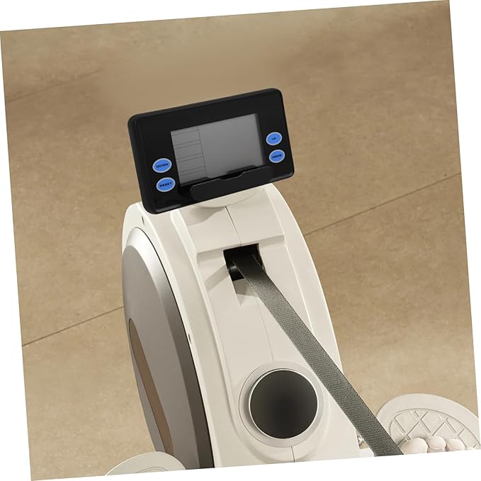 Home Fitness Rowing Machine Counter with LCD Display Digital Exercise Tracker for Speed Distance Monitoring Portable Water Resistance Rower Accessory for Accurate Workout Data
