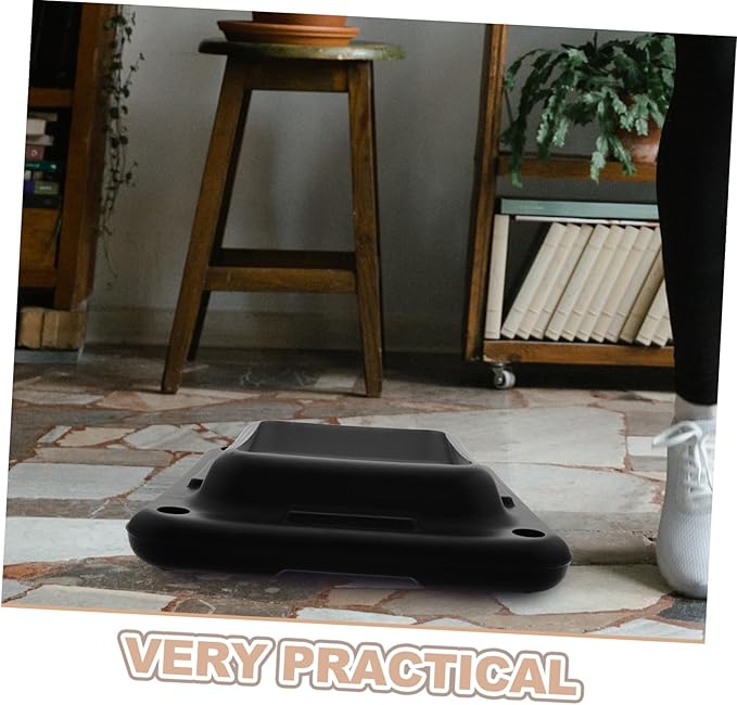 Milisten Step Aerobics Platform Step Support Tray Exercise Stepper Yoga Props Holder
