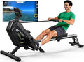 Rowing Machine for Home, 16 Resistance Levels, Quiet Magnetic Rower with APP, 350 LB Weight Capacity, Easy Assembly, Compact and Saves Space