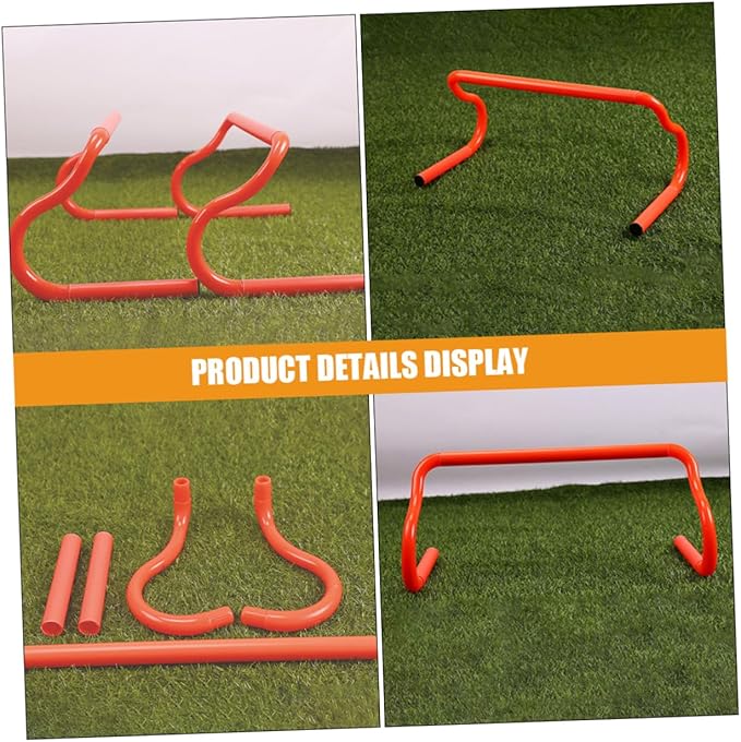 Mipcase 3pcs Agility Hurdle Rack Hurdles Training Ladder for Footwork Speed Equipment for Boys and Girls and Athletes Soccer Basketball