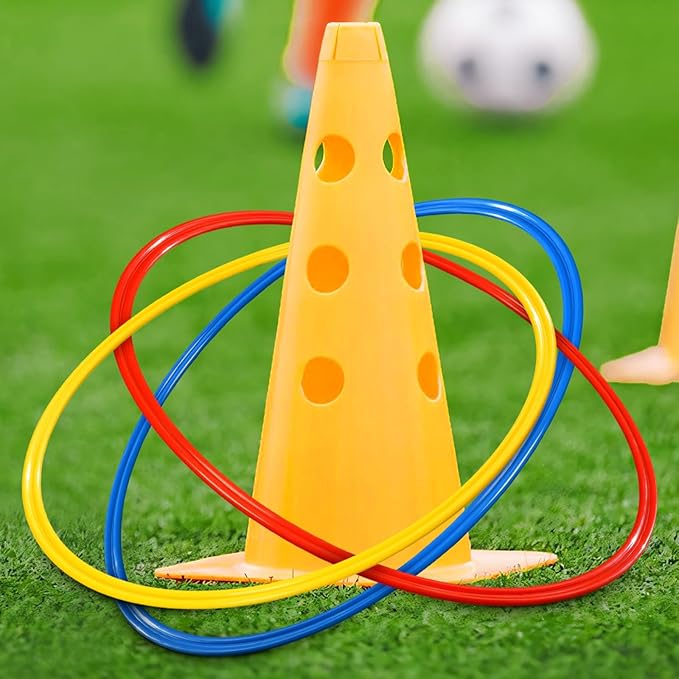 Agility Training Rings Football Training Agility Ring Workout Equipment Home Gym Portable for Kids Sports Rugby