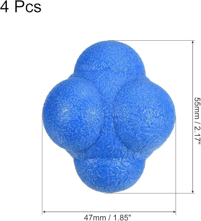 PATIKIL Bounce Reaction Balls Coordination Training Ball, Agility Trainer TPR High Difficulty for Speed Reflex