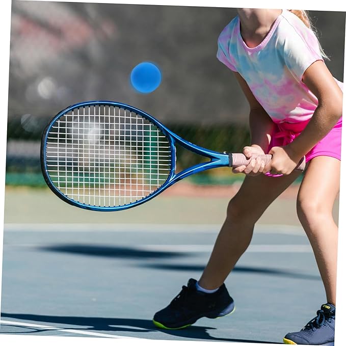 KICHOUSE 4pcs Rubber Squash Training Balls Mini Bouncy Balls Sports for Boys and Girls Reaction Training Equipment Lightweight Portable Enhance Coordination
