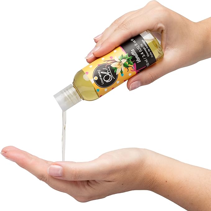 Lovehoney Vanilla Massage Oil - Infused with Essential Oils - Vegetarian Friendly - 3.4fl oz
