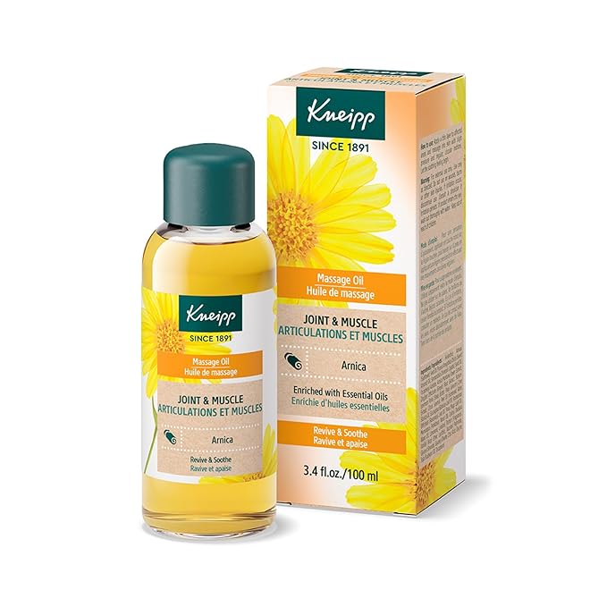 Kneipp Joint & Muscle Arnica Massage Oil - 3.4 fl oz - Good for Achy Joints & Sore Muscles - Vegan