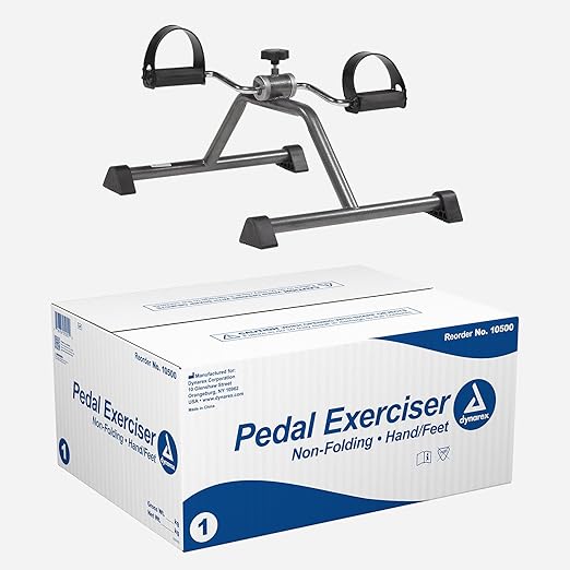 Dynarex 10500 Pedal Exerciser, Non-Folding, 15.75" Length, 21.65" Width
