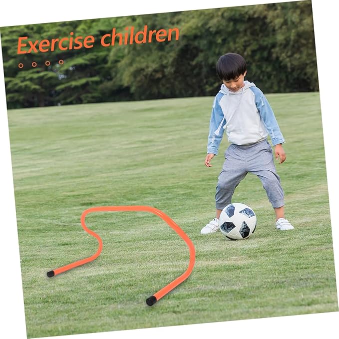 3pcs Agility Training Hurdles 15cm Plastic Soccer Speed Football Training Equipment for Youth Sports Agility and Track Practice