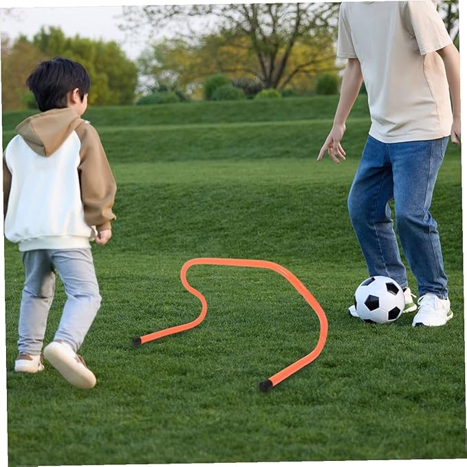 DECHOUS 3pcs Plastic Speed Agility Training Hurdles 15cm for Youth Soccer Basketball Running Accessory Sturdy Track Hurdles Equipment for Agility Drills