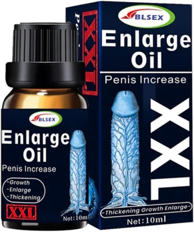 Men's Herbal Enlarge Massage Oil - Natural Formula for Wellness, Enlargement 10ml | 0.34 fl.oz | Pack of 1