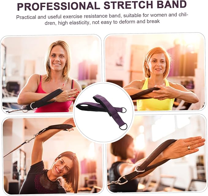 2pcs Yoga Fitness Equipment Exercise Stretch Bands Packraft Exercise Adjustable Straps Sports and