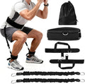 Vertical Jump Trainer, Leg Strength Resistance Belt, Jump Training Equipment, Adjustable Leg Strength Training Belt for Basketball, Volleyball, Football, Tennis, Squat and Agility Workouts (C)