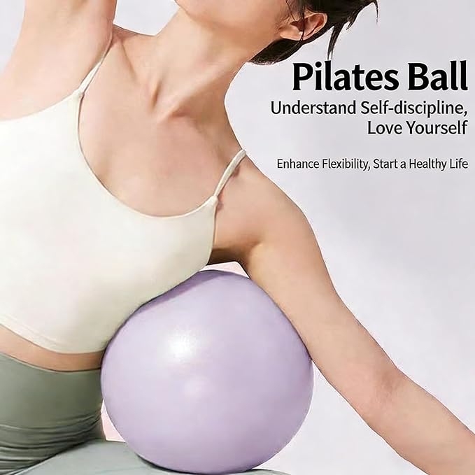 Home Pilates Kit - 12-Segment Resistance Bands + Small Pilates Ball + Random Color Air Pump | Multi-Functional Exercise Bands Resistance an Excellent Yoga Pilates Equipment