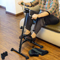 Adjustable Elderly Exercise Bike, Hand Arm Leg Knee Peddler, Pedal Exerciser Bike, Fitness Equipment for Seniors, Elderly Home Pedal Exercise Bike for Total Body
