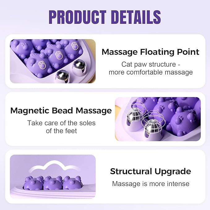 Portable Double Foot Massage Roller, 2025 New Dual Foot Massage Roller for Relieve Pain from Plantar Fasciitis, Portable Feet Massager Tool for Home Office Use (Green)