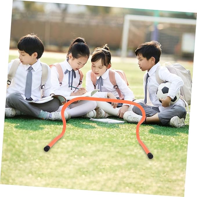 Mikinona 3pcs Plastic Agility Hurdles 15cm Speed Hurdles Training Equipment for Soccer Football Agility and Track Obstacle Course Physical Training