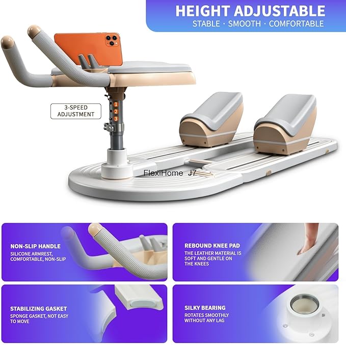 Spine Twist & Stretch Trainer Home Gym Swing Waist Exercise Machine, Ab & Back Stretcher for Core Lower Back Training, Full Body Stretch Twist Waist Leg Workout Equipment, US Local Ship