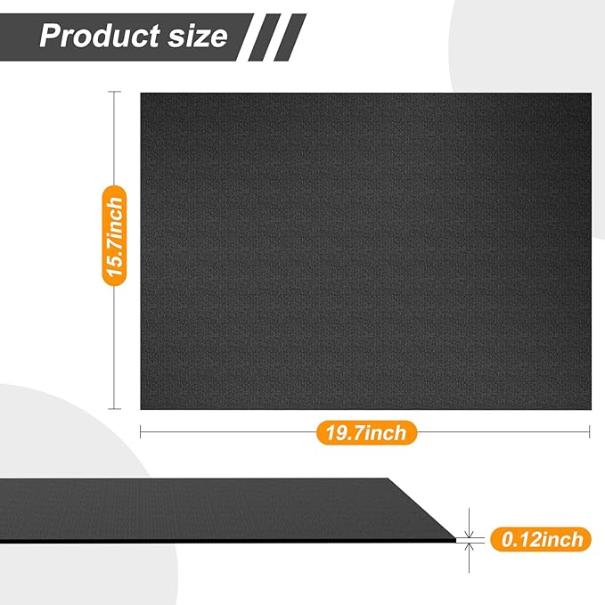 Non-Slip Elliptical Exercise Mat for Under Desk Elliptical Machines Non-Slip Mat for Under Desk Elliptical, Elliptical Mats for Seniors Home Sports Mats and Mini Elliptical Exercise Bikes