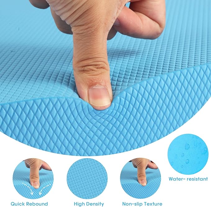 Exercise Balance Pad，Balance Foam Mat for Physical Therapy Equipment & Strength Stability Training, Slip Resistant Foam Mat for Yoga, Pilates, Meditation，Gardening knee pads