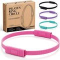 Pilates Ring, Silicone Magic Pilates Rings, Lightweight & Durable Flexible Fitness Circle Exercise Equipment for Toning Arms, Thighs,Legs, Core,Yoga & Physical Therapy
