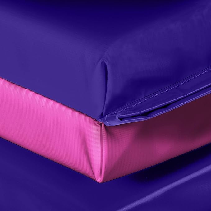 We Sell Mats - 4 ft x 8 ft x 2 in Premium Personal Fitness & Exercise Mat for Home Workout - Lightweight and Folds for Carrying – All Purpose Home Gym Mat – Thick Mat for Yoga, Pilates, Stretches