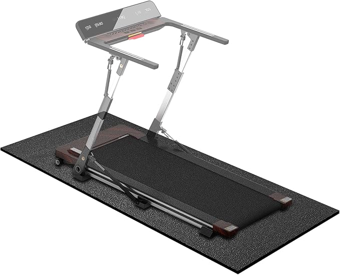 Treadmill Mat 78"x36", WERCHO Walking Pad Mat for Carpet Hardwood Floors 6mm Heavy-Duty Exercise Equipment Mat for Treadmil Pad, Rowing Machine, Spin Bike, Elliptical Trainer, Home, Gym