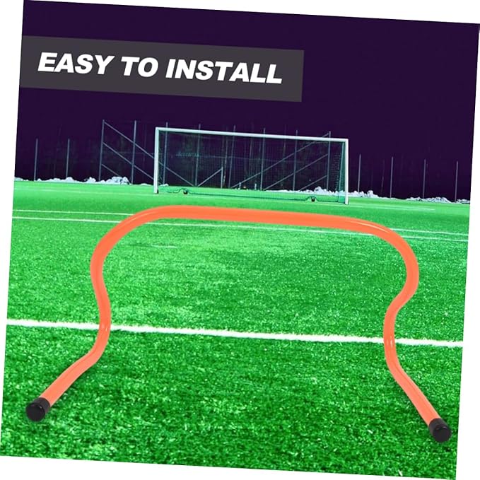 SUPVOX 4Pcs Speed Hurdles for Agility Training Durable Plastic Training Hurdles for Football Practice Enhance Footwork Skills for Outdoor Sports Drills