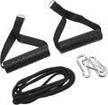 Triceps Rope, Long Strap with 2 Handles Cable Attachments for Multi-Use Fitness for Men Women Home Gym Strength Training