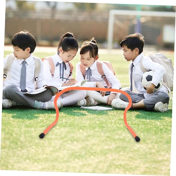 Yardwe 3pcs Sports Training Hurdles Professional Plastic Agility Hurdles for Boys and Girls for Football Practice Improve Speed Flexibility Coordination and Balance