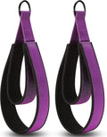 2PCS Pilates Strap, Double Loop Yoga Strap with Comfortable Thick Padding & Sturdy D-Rings for Home Gym, Pilates, and Yoga Workouts...