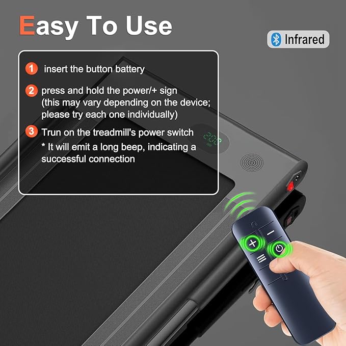 RETROSUN Replacement Remote Control for Yemsd 3 in 1 Portable Under Desk Treadmill RC-J C102, for Rhythm Fun Treadmill CP01 AP01