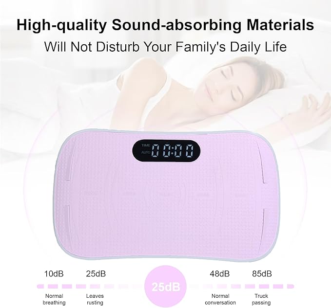 Silent Vibration Platform Crazy Fitness Massage 10-Frequency Weight Loss & Fat Burner Body Shaking Machine for Unisex