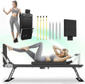 Pilates Reformer, Foldable Reformer Pilates Machine, Pilates Equipment for Home Women Use Gym Workout & Advanced and Beginners Users, Up to 400 lbs Weight Capacity Reformers