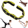 Fitness Resistance Band for Stretching and Yoga, 8 Loops Numbered Resistance Band, Elastic Training Bands for Yoga, Stretching, Pilates, Fitness