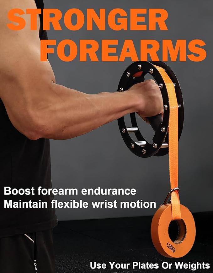 Fitarc Wrist Bar,Forearm Strengthener,Wrist Curl Bar,Grip Strength Trainer, Wrist Bar,Wrist Rotation Exerciser,Wrist Forearm Strengthener