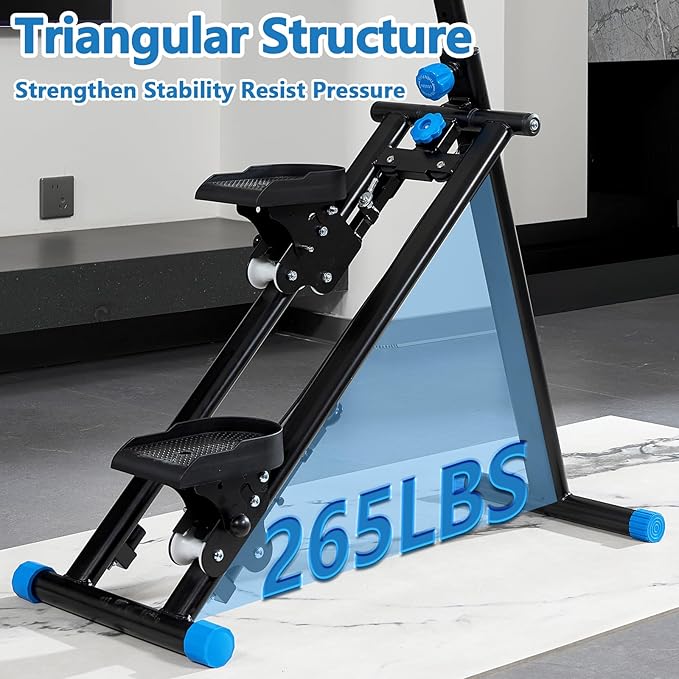 Stair Stepper for Home,Vertical Climber Workout Machine,Stair Stepper with Handlebar for Full-Body Exercise Stair Stepper with Stable Frame Adjustable Handlebar