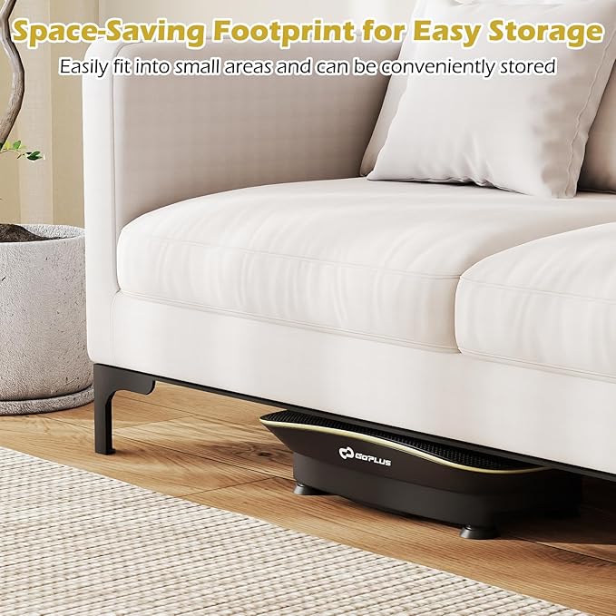 Goplus Vibration Plate Exercise Machine, Vibrating Platform for Lymphatic Drainage w/Remote, LED Display, Home Workout Full Body Shake Board for Weight Loss