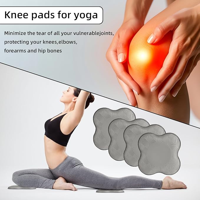 2 packs Yoga Knee Pad Mats Extra Thick for Knees Elbows Wrist Hands Head Foam Pilates Kneeling pad Yoga Knee Cushion Thick Exercise Pads for Knees Elbows Wrist Hands Head Foam Pilates Kneeling pad，Support Foam Pads for Women and Men