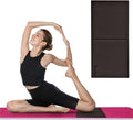 Yoga Knee Pad Cushion Exercise Knee Pad Folding, 1/2" Thick 24"x12" Eliminate Pain During Yoga or Exercise Workout– Extra Thick Padding& Support for Yoga Pilates, Fitness Exercise