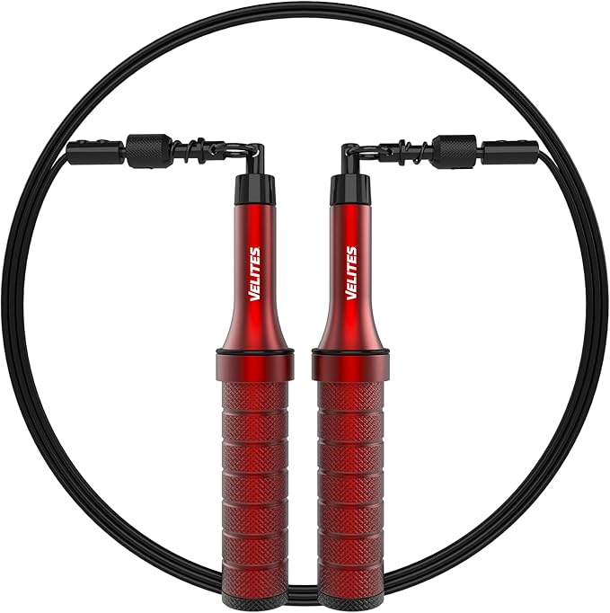 Velites - Earth 2.0 Jump Rope - Official CrossFit® Games Rope - Professional Aluminum Speed Rope for Double Unders, Fitness & Boxing - Includes 4mm Cable & Carrying Bag -