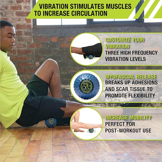 Pro-Tec Athletics Orb Massage Balls, Vary in Size and Color, Deep Tissue Massage, Muscle Relief, Promotes Flexibility, Hamstring, Quadriceps, Calf, Multi-Directional Massage Ball, Working Out