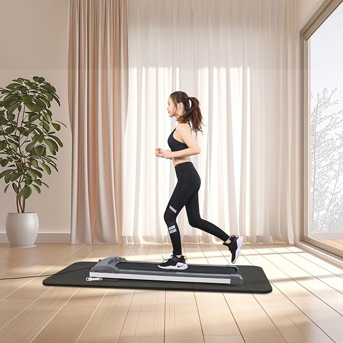 Treadmill Walking Pad Mat for Carpet Floors,Folding Treadmill Mat for Hardwood Floors,for Under Exercise Bike, Exercise Equipment Mat,Reduce Noise Shock Absorption