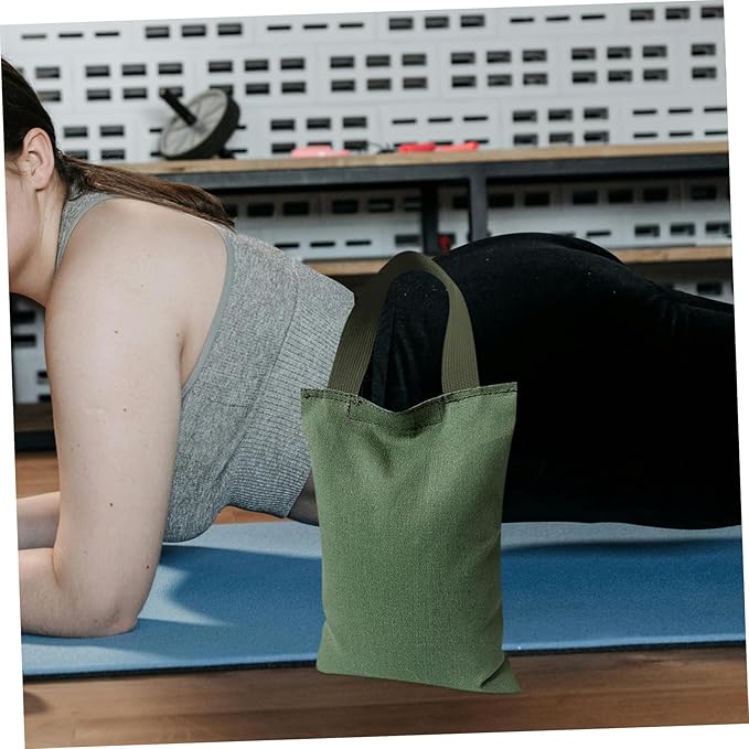 2kg Sandbag with Handle for Training and Exercise Weighted Empty Bag for Yoga and Workouts Canvas Design for Flexible Weight and Easy Carrying