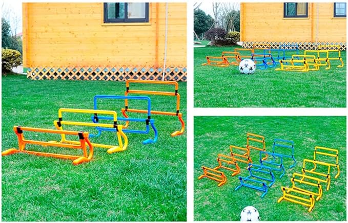 BESPORTBLE Removable Training Hurdles, Agility Ladder Speed Training Equipment, Soccer Training Agility Hurdles(Yellow)