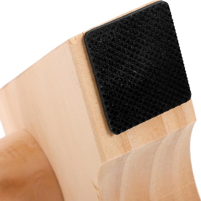 SUPVOX Wood Push up Bars Parallettes Stands 30cm Beech Wood Non-slip Base Strength Training Home Gym Equipment for Men Women Handstand and Pushup Workout