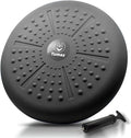 Tumaz Wobble Cushion - Wiggle Seat to Improve Sitting Posture & Stay Focused for Sensory Kids, Balance Disc to Core Strength & Flexible Seating [Extra Thick Balance Board, Pump Included Wobble Board]