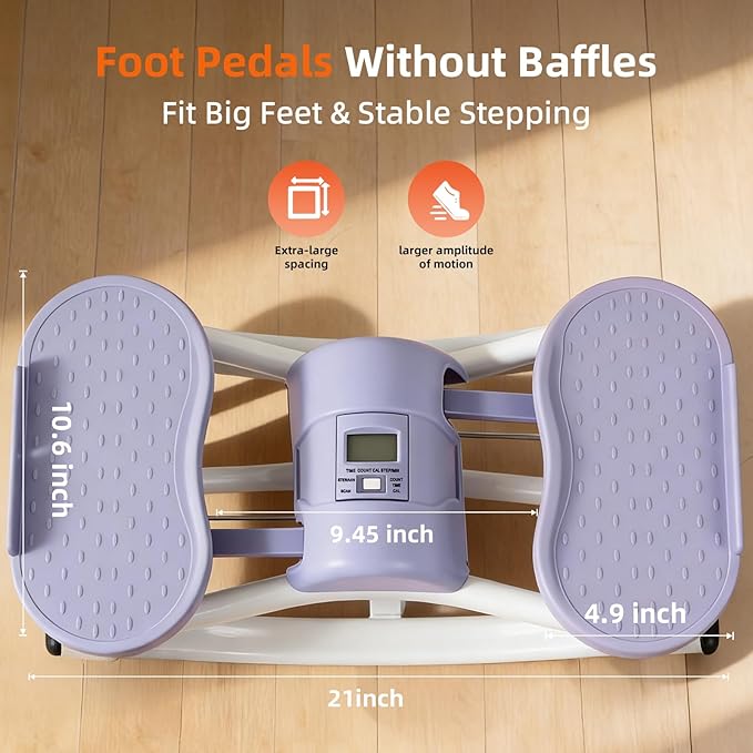 Rock Fitness Stepper, Portable Step Rocker Side to Side at Home, Aerobic Workout Machine Fitness Equipment Suitable for Apartment and Dormitory
