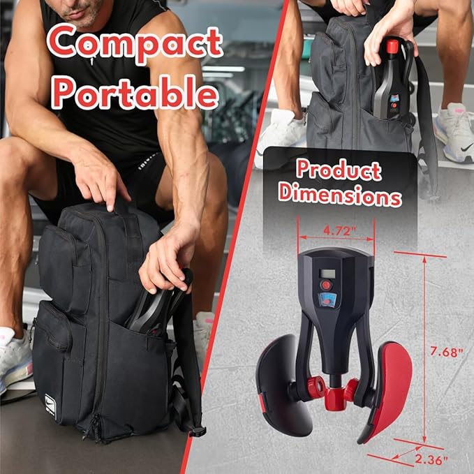 Pelvic Floor Exercise Devices,0-132lbs Adjustable Resistance,3-in-1 Inner Thigh Exerciser,Thigh Trainer Kegel Exercise for Men & Women,Home Gym Fitness