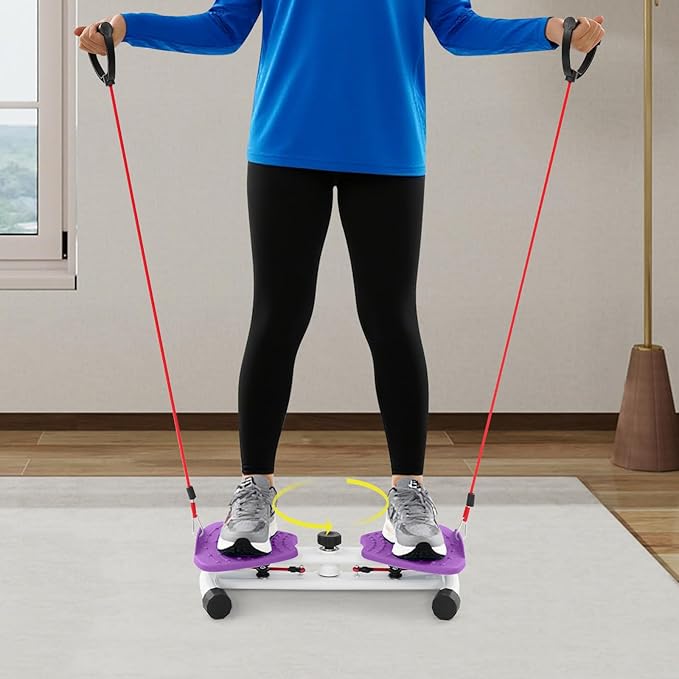 Waist Twisting Fitness Tool, Ab Twister Board for Exercise, 264lbs Load Capacity, for Weight Loss and Slimming, shaping, firming buttock, Home Workout,Bedroom, Balcony, Gym