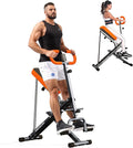 SogesGame Squat Machine for Home, 2 in 1 Squat Rowing Machine, Foldable Leg Training Machine, Squat Trainer for Glutes & Legs Workout
