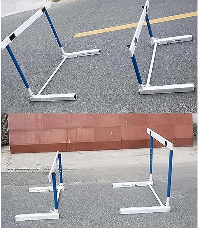 Height Adjustable Track & Field Hurdles, Sport Speed Hurdles Training Equipment for All Ages, Obstacle Courses and Drills Jumping Bar (1pc 55)
